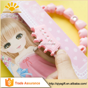 2017 túi tư nhân cô gái nhật ký với khóa dễ thương máy tính xách tay và viết pads - Product Image 2