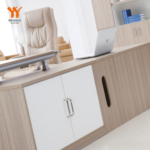 Oem Premium Modern Luxury L Shaped <span class=keywords><strong>Computer</strong></span> Director Table Ceo <span class=keywords><strong>Manager</strong></span> Executive Desk Mesa de oficina de madera para muebles de oficina - Product Image 2