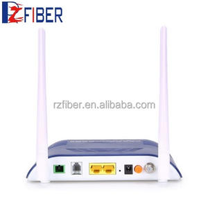 1GE + 1FE + 1 puerto + WiFi + CATV Epon ONU red FTTH equipo 2 antena externa GPON ONU con salida RF - Product Image 1