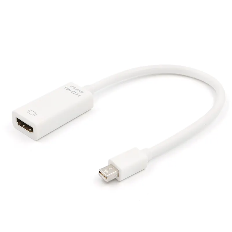 Hot sale 4k * 2k Mini DP to HDMI Cable Male to female adapter Mini DisplayPort to HDMI Adapter for MacBook Pro MacBook Air