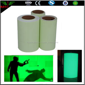 Glow In The dark fluorescente PVC pegatinas de advertencia señales de seguridad/resplandor en la oscuridad películas - Product Image 6
