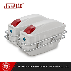 <span class=keywords><strong>Sacoche</strong></span> rigide universelle pour <span class=keywords><strong>moto</strong></span> JIZHIHAO (JZH-527) avec feux de freinage LED 49x20x27CM – Nouveauté pour rénovation/amélioration - Product Image 3