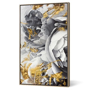 Décoration d'intérieur TianYu, peinture murale moderne sur toile peinte à la main, peinture <span class=keywords><strong>acrylique</strong></span> florale, peinture à l'huile pour la décoration d'hôtel - Product Image 1