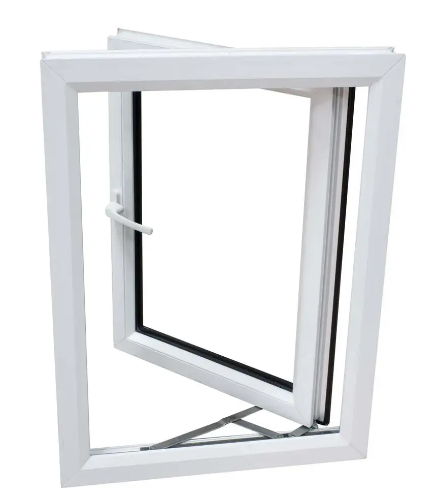 High Quality plastic energy efficient tinted glass pvc tilt and turn window
