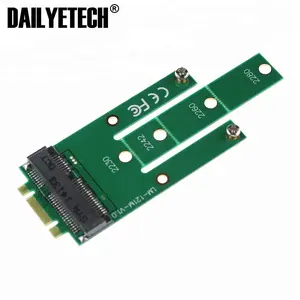 MSATA Mini PCI-E 3.0 SSD NGFF M.2 B מתאם כרטיס מdailyetech