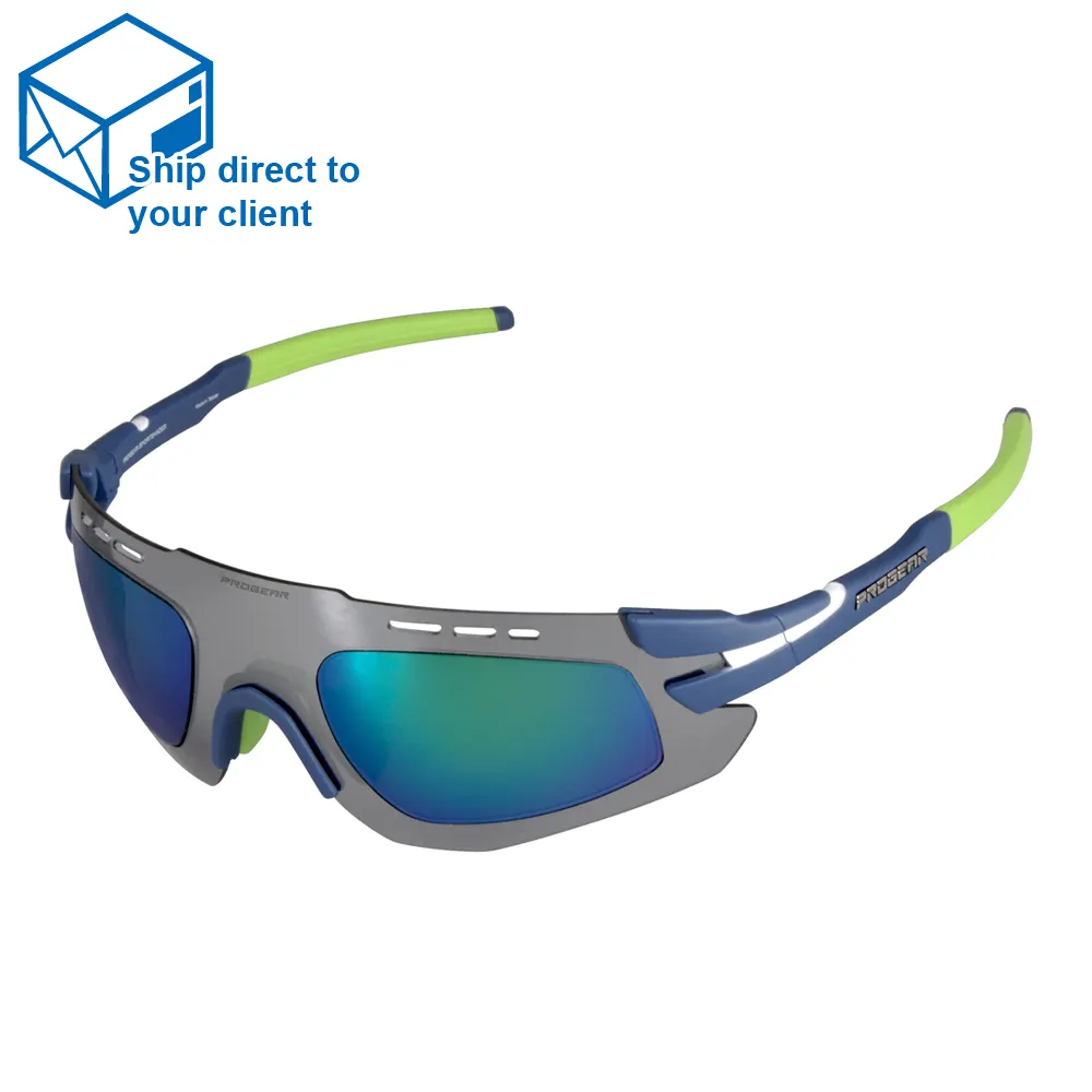Модные модные матовые синие солнцезащитные очки для близорукости езды на велосипеде атлетики астигматизма