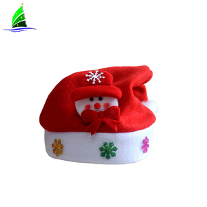 Décoration de Noël Artdragon, Nouvel An, Navidad, chapeaux en feutre lumineux à LED pour enfants, chapeau de Père Noël avec lumière - Product Image 3
