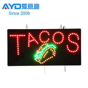 Độ sáng cao Blink quảng cáo tacos cửa hàng LED dấu hiệu mở - Product Image 4