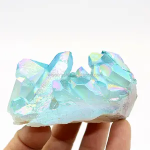 Bán Buôn Lớp Phủ Titan Angel Aura Quartz Crystal Chữa Bệnh Màu Mạ Pha Lê