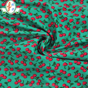 Spandex estampado padrão de cereja, malha, tecido de nylon - Product Image 6