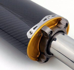 Silencieux en Fiber de carbone à enfiler moto moto tuyau d'échappement pour Suzuki GSXR 600 <span class=keywords><strong>750</strong></span>(2006-2007) <span class=keywords><strong>k6</strong></span> - Product Image 5