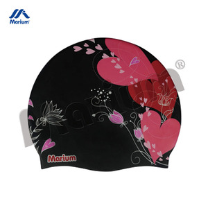 Gorro de baño de silicona personalizado profesional, gorro de baño con sílice para orejas para natación de niños - Product Image 4