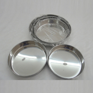 Food Grade Round <strong>Stainless</strong> <strong>Steel</strong> Dessert <strong>Pizza</strong> Cake Dish/plate/<strong>pan</strong> for Oven