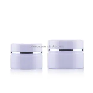 IBELONG Wholesale 15g 30g Glossy White Empty PS Plastic Cosmetic Skincare Eye Face Cream Packaging Jar Supplier