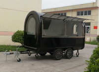 Réplique de camion universel de supermarché, support de nourriture, remorque avec chariot, kiosque, pour la livraison rapide, expédition par dhl