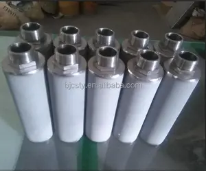 Cylindrical sintered porous filter element for sale