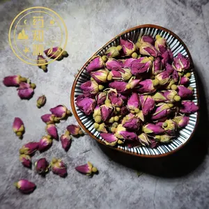 Chinese Health Organic Herbal Flavored Pink Dried Rose Bud Flower Tea In Bulk