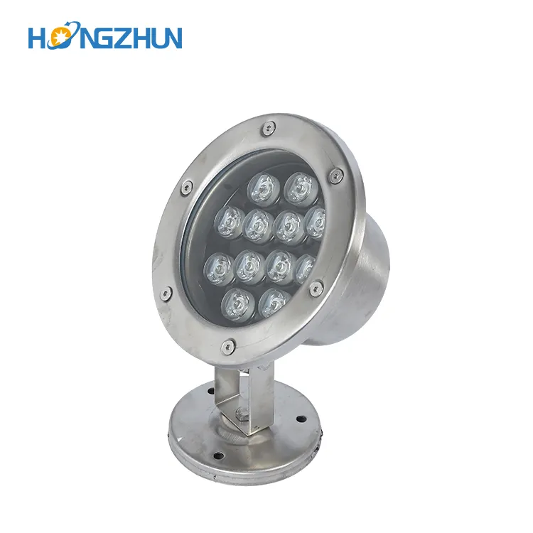 3W 6W 9W 12W 15W 18W 21W 24W 30W çeşme yüzme havuzu lamba IP68 açık su geçirmez paslanmaz çelik RGB LED sualtı ışığı