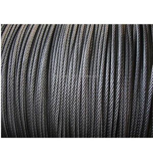 Ungalvanized <strong>6x36</strong> Steel Wire <strong>Rope</strong> 12mm to 44mm Diameter