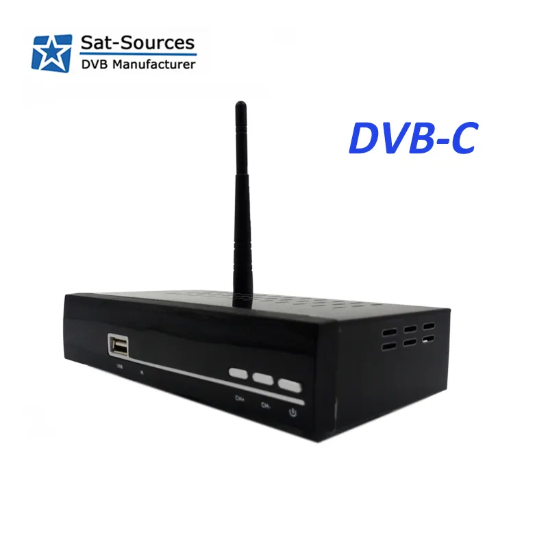 STB MPG-4 HD Récepteur De Câble Numérique DVB-C Décodeur Récepteur HD DVB-C