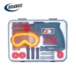 Conjunto de <span class=keywords><strong>herramientas</strong></span> de plástico educativo para niños, <span class=keywords><strong>caja</strong></span> de <span class=keywords><strong>herramientas</strong></span> de plástico con taladro, 22 unidades - Product Image 3