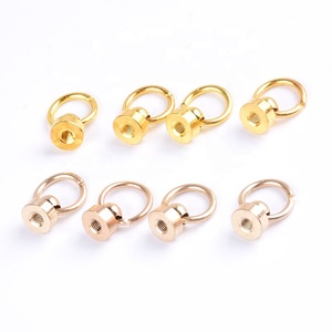 Vis à riveter Chicago de 7,5 mm avec anneau en O pour la décoration de sacs, de porte-monnaie et d'étuis de téléphone en <span class=keywords><strong>cuir</strong></span> - Product Image 1