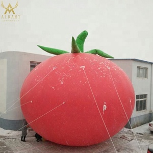 Modelo de <span class=keywords><strong>tomate</strong></span> rojo vegetal inflable <span class=keywords><strong>gigante</strong></span> para publicidad de promoción - Product Image 2