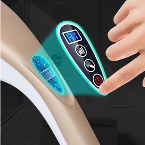 Masajeador de cuerpo de percusión infrarrojo de mano recargable inalámbrico vibrador de delfín de mano eléctrico martillo de masaje de vibración
