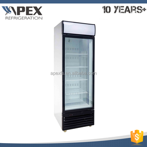 Mejor <span class=keywords><strong>precio</strong></span> de alta <span class=keywords><strong>calidad</strong></span> aletas del evaporador y condensador pantalla refrigerador congelador con puerta de vidrio - Product Image 2