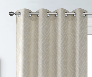 XXC disegni di tende Jacquard di alta qualità morbido a buon mercato 100% poliestere tenda Jacquard tessuto perline corda bovindo occhiello 160gsm - Product Image 1