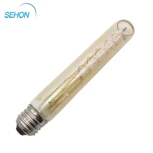 Customize New Style Dimmable E27 Led Curved Filament Light Bulbs T30