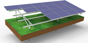 Sistema de montaje en tierra de aluminio, soporte de Panel <span class=keywords><strong>Solar</strong></span> Pv, personalizado, 5KW, 10KW, 30KW - Product Image 6