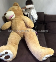 Échantillon gratuit 200cm 260cm Jouets en peluche Ours Exportation vers la Pologne/vente en gros 2 Mètres Ours en peluche géant/grand ours en peluche 200cm Peau