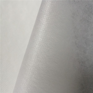 Nhà máy cung cấp 100% polyester may nhiệt ngoại quan đôi Dot nóng chảy không dệt interlining - Product Image 4