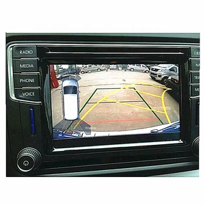 HD <span class=keywords><strong>CCD</strong></span> אוטומטי Flip לוגו חניה סיוע אחורית מכונית מצלמה עבור גולף 7.5/גולף 7 GTI/גולף R/גולף R-קו