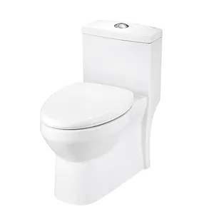 HUIDA จีนยอดนิยมสุขภัณฑ์ jet siphon one ชิ้นติดตั้ง dual flushing Toilet