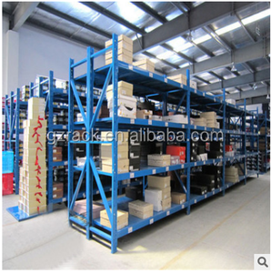Usine directement vente facile assembler étagères légères en acier inoxydable laminé à froid étagère de stockage entrepôt support de stockage - Product Image 1