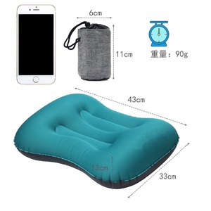 <span class=keywords><strong>Almohada</strong></span> de Viaje <span class=keywords><strong>Inflable</strong></span> Woqi Ultraligera para Soporte de Cuello y Lumbar, Compresible, Compacta y Cómoda - Product Image 2