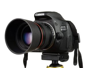 Lightdow 85mm F/1.8 Orta Telefoto Portre Başbakan Manuel Odak Tam Çerçeve canon lensi Rebel T7, T7i, t6, T6i, T5, T5i, S - Product Image 3