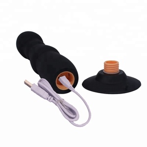 Remote Power Sucker Anal Stecker USB Butt Plug Vibrierender Penis Prostata Massage gerät Dildo