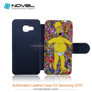 Precio <span class=keywords><strong>de</strong></span> fábrica para el caso <span class=keywords><strong>de</strong></span> cuero del tirón <span class=keywords><strong>de</strong></span> la sublimación para samsung galaxy A310 (<span class=keywords><strong>A3</strong></span> 2016 modelo) - Product Image 1
