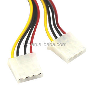 15 pin SATA macho a <span class=keywords><strong>2</strong></span> Femenino 4 pin Molex IDE mujer HDD cable de alimentación de disco duro - Product Image 3