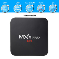 Mejor venta de productos de la caja de Tv Android 7,1 H96 Pro S905W más barato MXG Pro VS X96 Mini