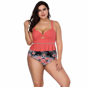 No moq PayPal aceptado tamaño ee.uu. naranja push up zig zag costura al por mayor más el tamaño mujeres gordas <span class=keywords><strong>bikini</strong></span> 2018 - Product Image 1