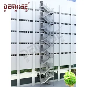 outdoor steel emergency stairs/ fire escape staircase