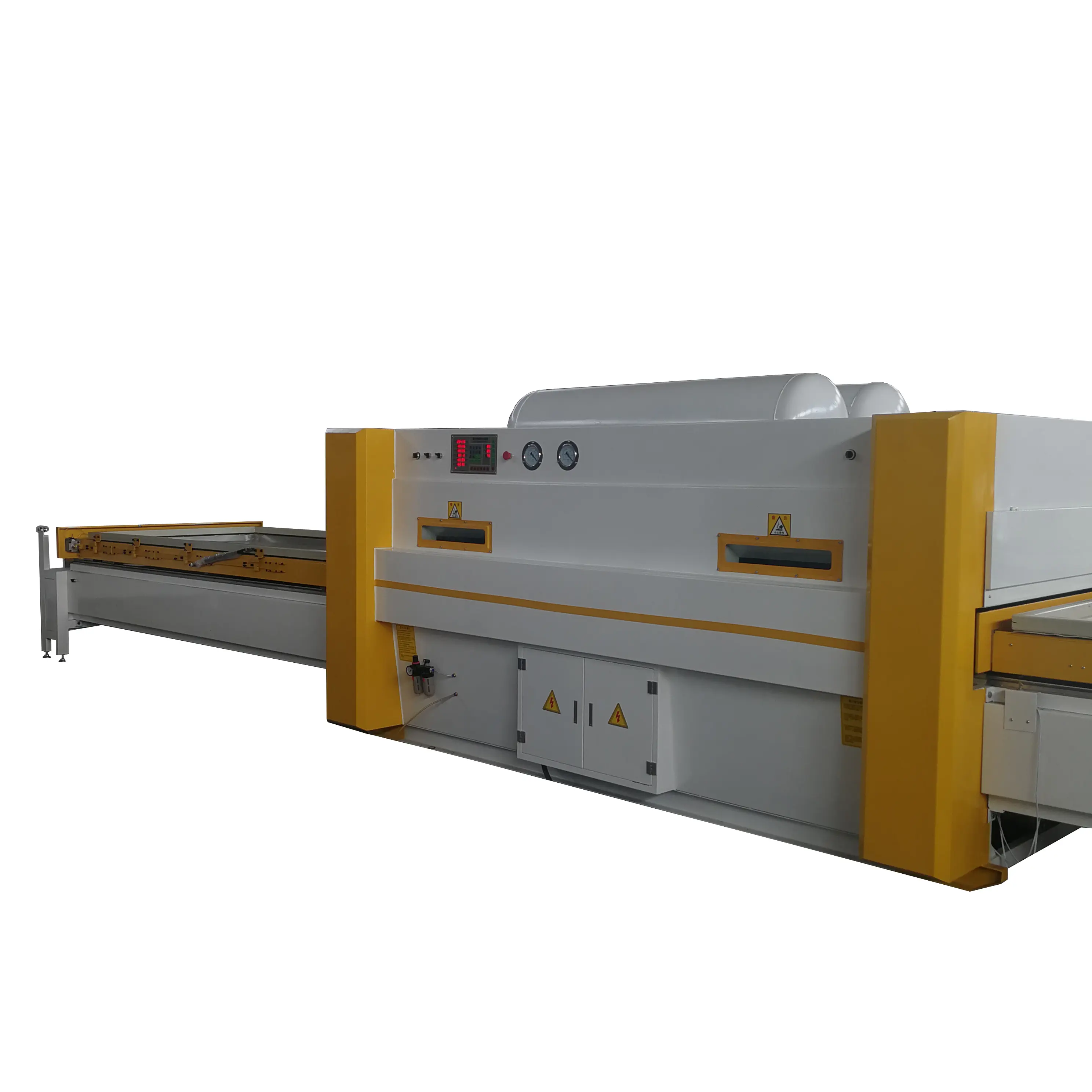 China supplier door pvc hot press laminating machine vacuum membrane press for woodworking LB-TM2480D