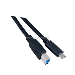 Black1.8M <span class=keywords><strong>2</strong></span> <span class=keywords><strong>M</strong></span> 3 <span class=keywords><strong>M</strong></span> 5 <span class=keywords><strong>M</strong></span>ètres <span class=keywords><strong>USB</strong></span> 3.1 Type <span class=keywords><strong>C</strong></span> à Type B AWM 2725 <span class=keywords><strong>C</strong></span>âble - Product Image 1