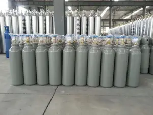 La bouteille de gaz d'argon d'approvisionnement peut être la production sur mesure pour l'utilisation industrielle bouteille de