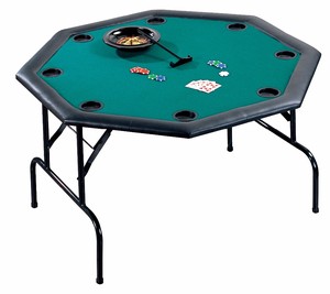 Lion Games & Gifts Europe 4-Folding Poker Tavolo per 8 Giocatori Lion Games & Gifts Europe 4-Folding Poker Tavolo per 8 Giocatori