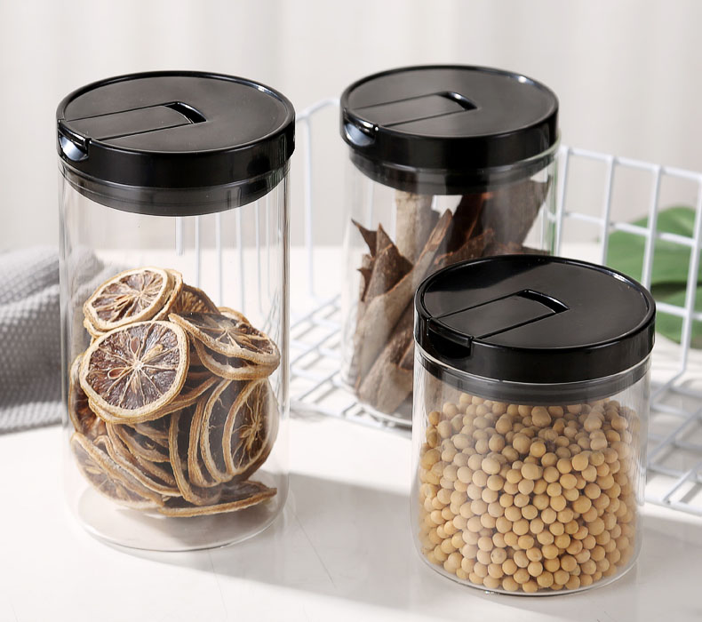 Glass Storage Jar Heat-resistant Glass Jar Glass Containers For Storing Food